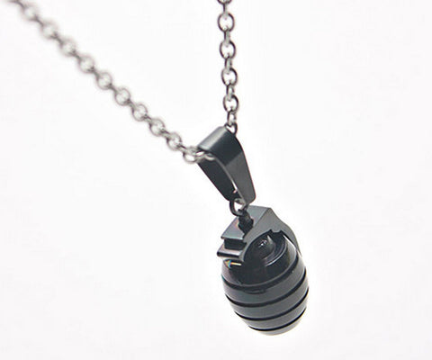 Men's Army Grenade Necklace