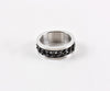 Men's Black Chain Link Ring