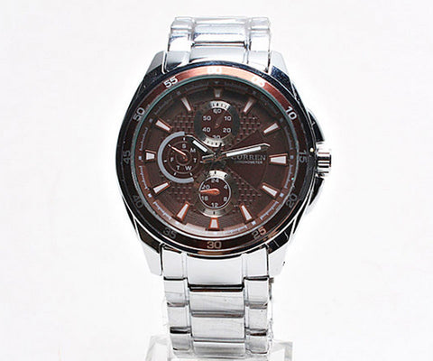 Men's Brown Curren Chrono Watch