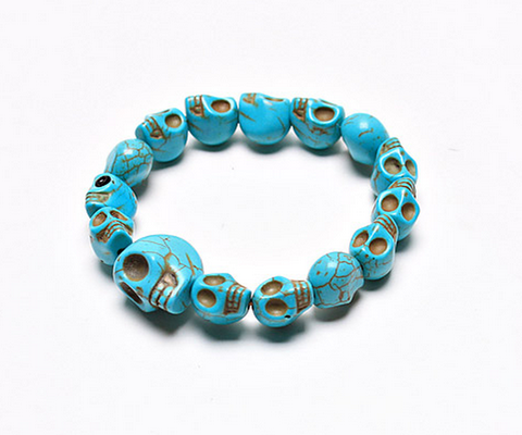 Men's Day of The Dead Skulls Bracelet