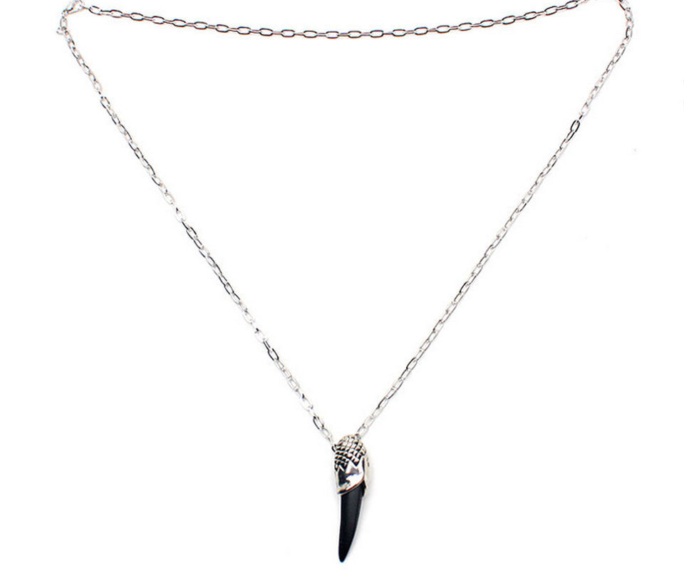 D20 captured necklace with dragon head clasp – DragonClaw ChainMaille