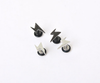 Men's Lightning Stud Earrings 12mm