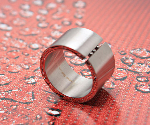 Men's Metal Bead Ring