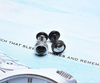 Men's Minus Screw Stud Earrings 8mm