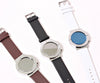 Men's Multi-Color LED Leather Watch