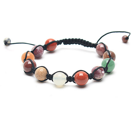 Men's Multicolor Stone Bracelet