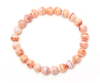 Men's Orange Natural Stone Bracelet