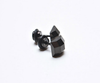 Men's Rectangle Cut Stud Earrings 8mm