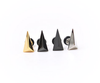 Men's Sharp Triangle Stud Earrings 16mm