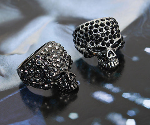 Men's Skull Black Ring