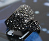 Men's Skull Black Ring