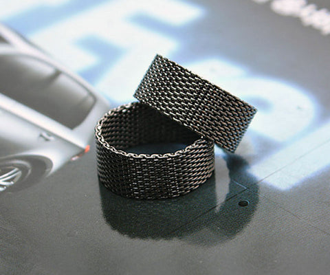 Men's Sleek Mesh Ring