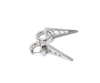 Men's Triangle Stainless Steel Earrings 9mm