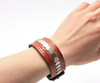 Men's Vintage Leather Stud Bracelet