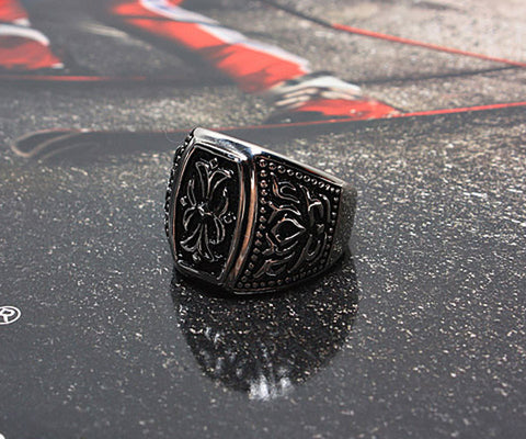 Men's Vintage Shield Ring