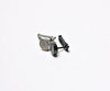 Titanium Chainsaw Stud Earrings For Men 4mm