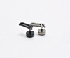 Titanium Chainsaw Stud Earrings For Men 4mm