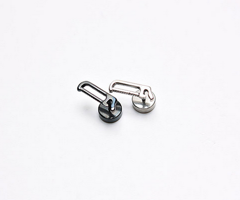 Titanium Chainsaw Stud Earrings For Men 4mm